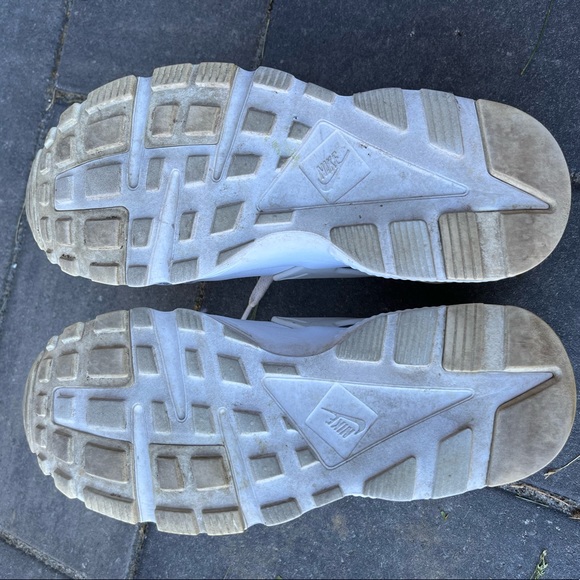 NIKE white huarache sneakers - size 5Y / US6.5 - Picture 12 of 14
